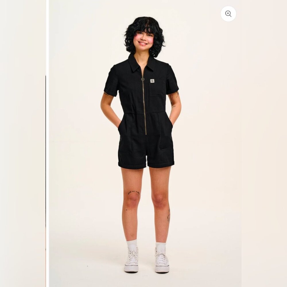 NWT Lucy & Yak Black Riley Playsuit